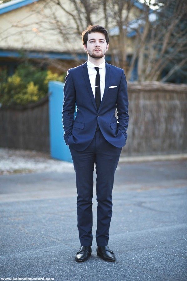 Pin by Men's Fashion on Men's Fashion | Blue suit men, Mens white dress