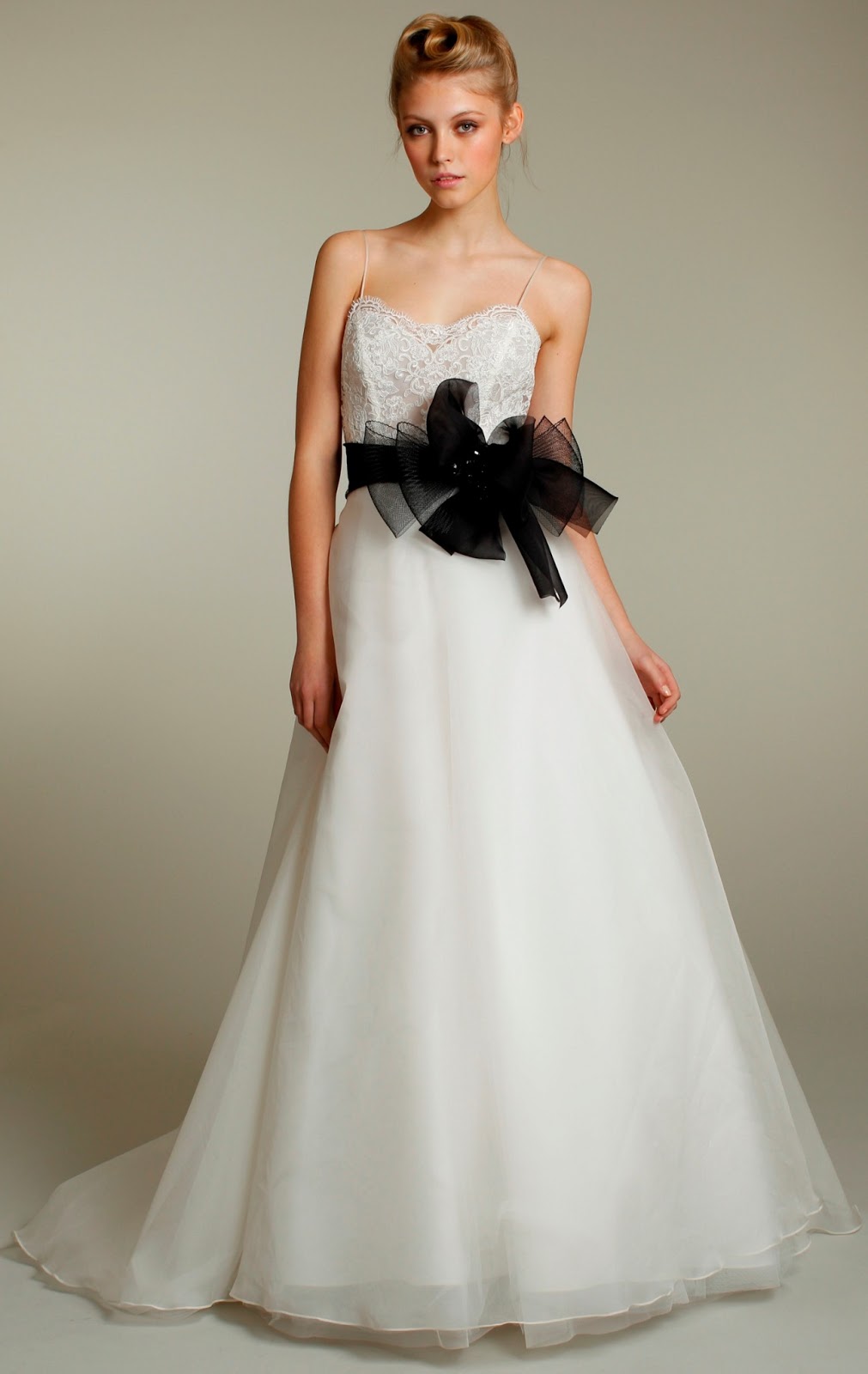Choose Your Fashion Style: Wedding Dresses with Black Sashes